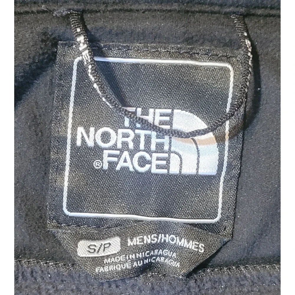 The North Face Mens Small Apex Bionic Softshell Vest Black Full Zip Outdoor EUC